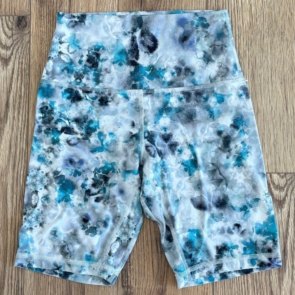 Lululemon Align Shorts 8" In Kaleidofloral Multi Size 4